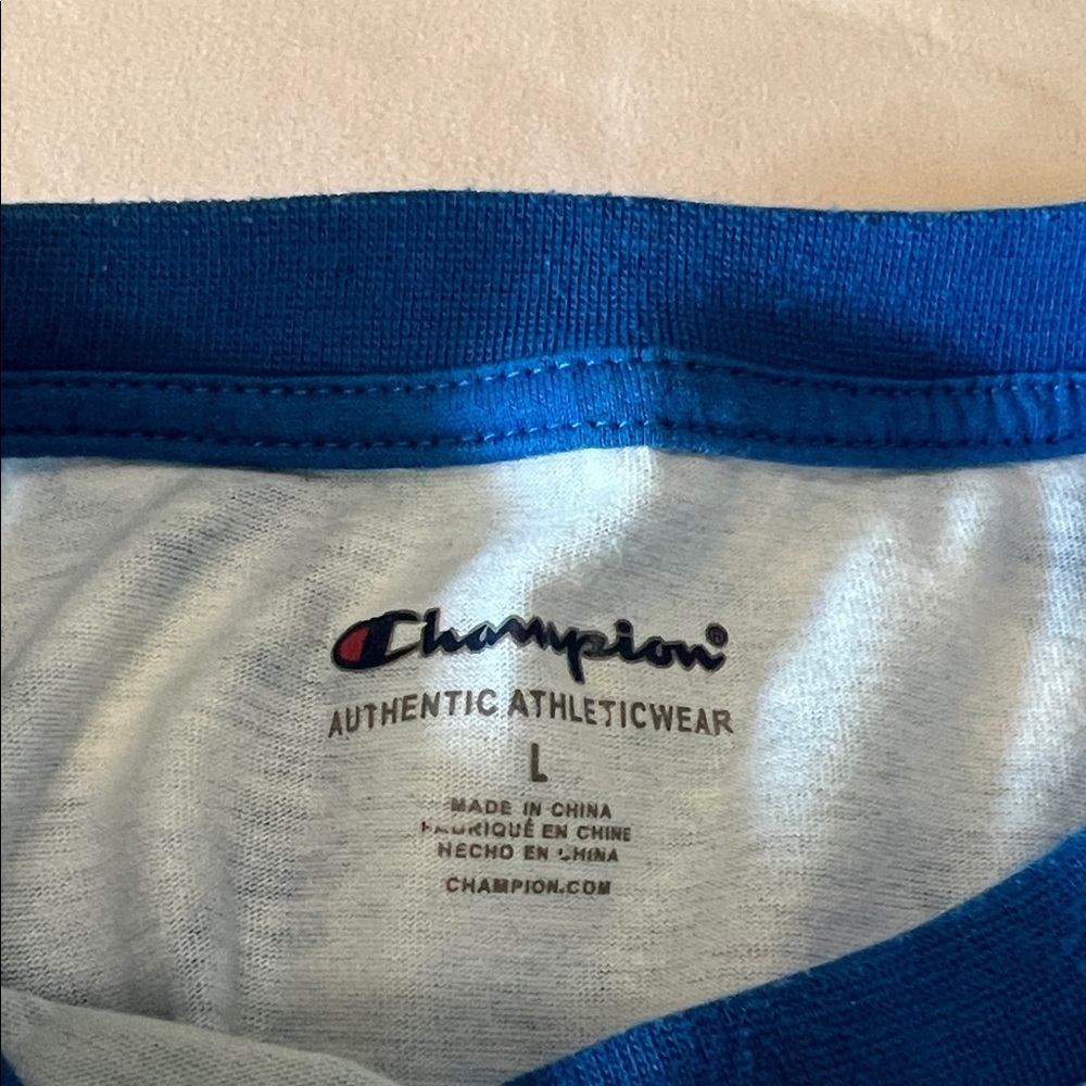 Champion Kids Blue and White Tie-Dye Tee - Picture 2 of 2